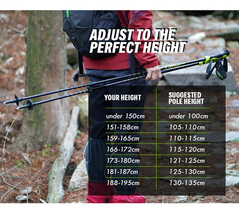 Hiking/Backpacking Ultralight Adjustable Telescopic Pole