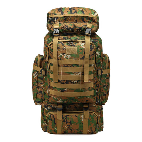 80L Waterproof Molle Camo Tactical Backpack