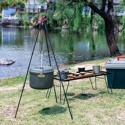 Aluminum Outdoor Hanging Cookware Tripod