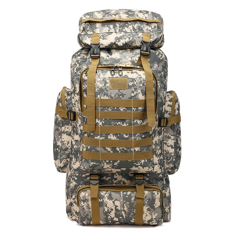 80L Waterproof Molle Camo Tactical Backpack