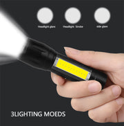 Rechargeable Waterproof LED Flashlight